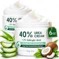 Urea Cream 40% for Feet - Maximum Strength Callus & Dry Heel Relief - 6 OZ Pack of 2