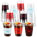 Red Blue Spider Web Plastic Cups 16oz - Birthday Party Decoration, 60 Pack
