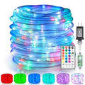 66ft 200 LED Color Changing Rope Lights - Waterproof Outdoor String Lights with Remote