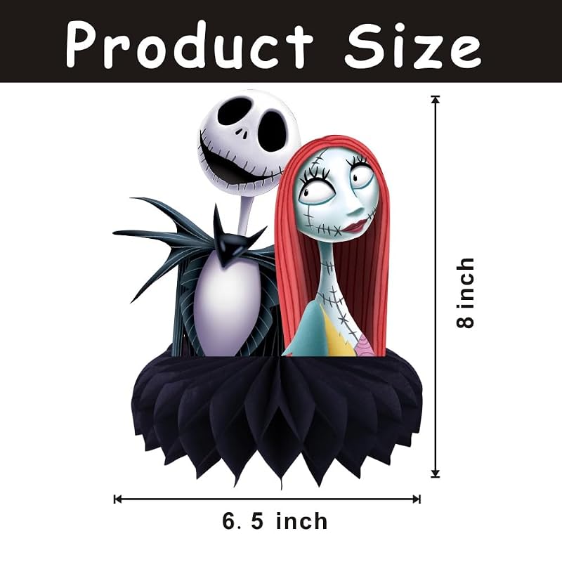 8-Pack Nightmare Themed Table Centerpieces Birthday Party Decorations
