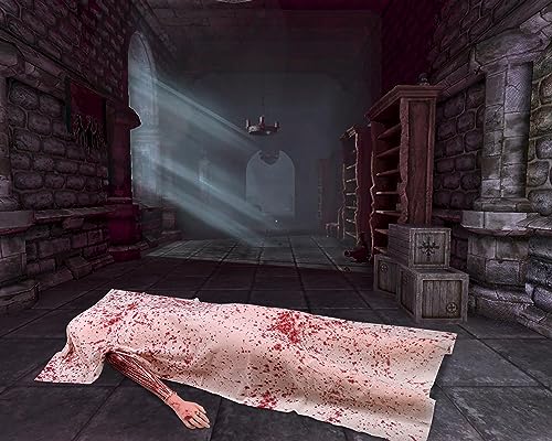 Scary Halloween Outdoor Dead Body Prop - Right Hand Only, 5.4ft, Haunted House Decoration