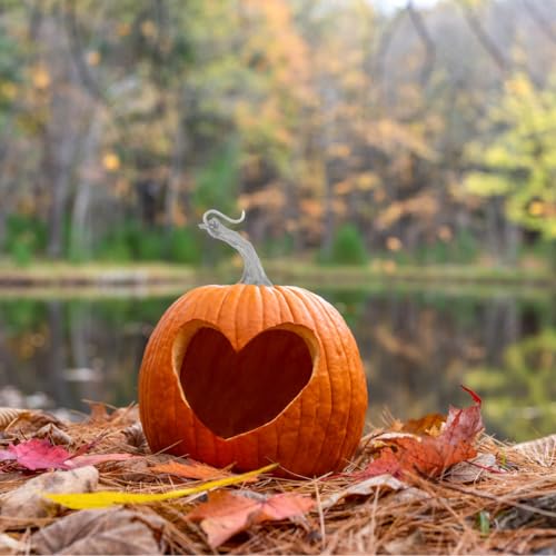 Artificial Pumpkin Stems for Crafts and Halloween Decor - 50 Pieces