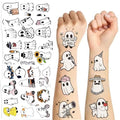 Halloween Ghost Temporary Tattoos for Kids - 10 Sheets Ghost Theme Party Stickers