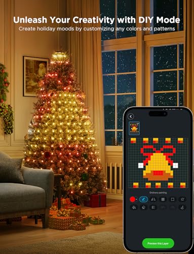 6.6ft Christmas Tree String Lights with 480 LEDs & App Control