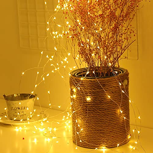 Warm White LED Fairy String Lights 3M 30 LEDs Battery Operated 10 Pack