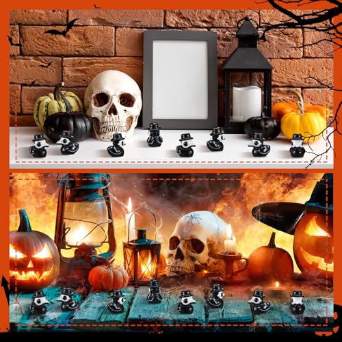 Halloween Mini Plague Doctor Figurine Set - Stylish Style, 50 Pieces
