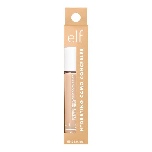 e.l.f. Hydrating Camo Concealer - Full-Coverage Satin Finish for Blemishes & Under-Eye Circles | Vegan Medium Peach