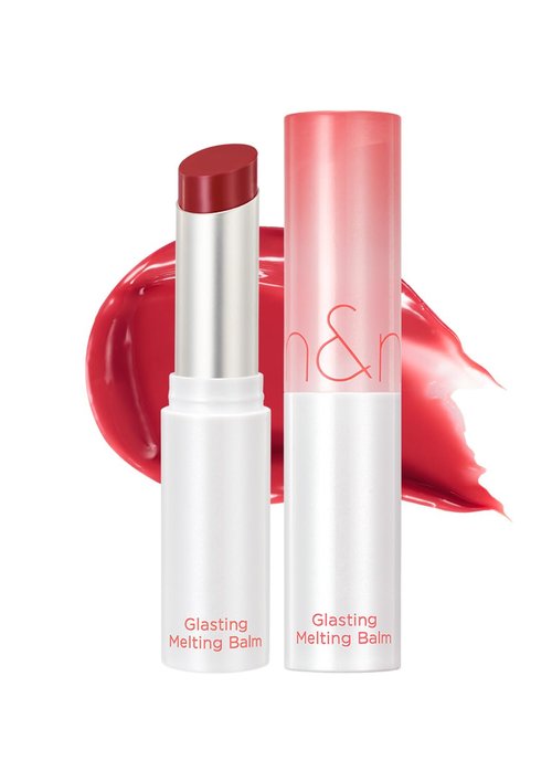 rom&nd GLASTING MELTING BALM 04 HIPPIE BERRY - K-Beauty Hydrating Lip Gloss Stick for Crystal Water-Gloss Shine, Vivid Long-Lasting Tint & Plump, Non-Sticky Comfort