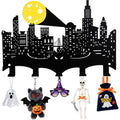 Halloween Bat Wall Hook Decor for Bathroom & Entryway - Metal Wall Mounted Key Holder