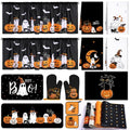 Halloween Kitchen Decor Set with Ghost Pumpkin - 16 Pieces, Festive Home & Kitchen Decorations