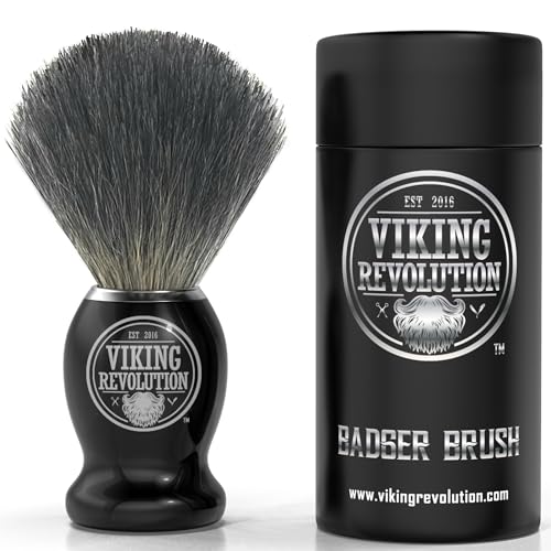 Badger Hair Shaving Brush for Rich Lather & Gentle Exfoliation