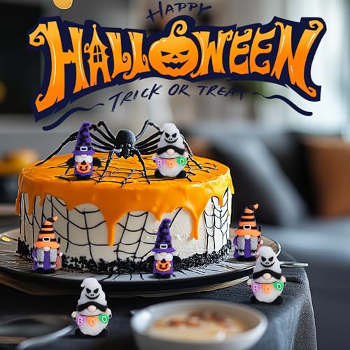 Halloween Mini Gnome Figurines Set - 30 Pcs Spooky Table Decorations - Variation of THIS listing