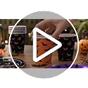 Halloween Bat Tableware Set 144 pcs Disposable Plates Cups Napkins Forks