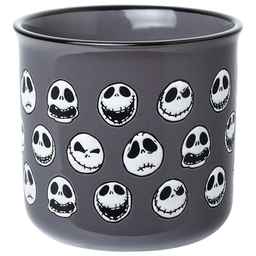 Nightmare Before Christmas Jack Skellington Ceramic Camper Mug 20oz - Wax Resist Design