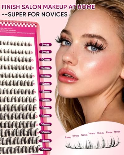 Manga Lash Clusters Fairy Spiky Eyelashes - Beginner Friendly, 280pcs, Multiple Lengths (Variation: Manga Only Lashes)