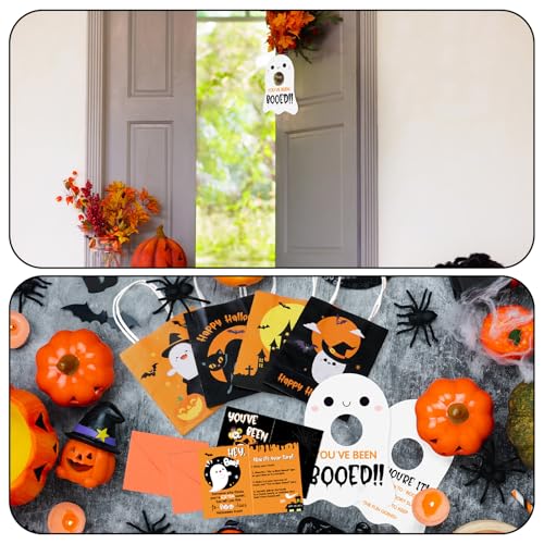 Halloween Booed Gift Set with Ghost Bag & Cards - Classic Style
