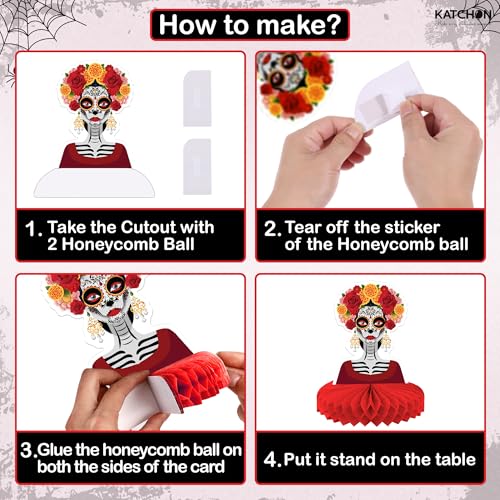 Halloween Honeycomb Centerpieces Pack of 12 for Table Decor