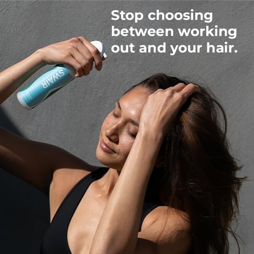 SWAIR Showerless Shampoo Travel Size - Rinse Free - Clean Ingredients - Perfect for Gym Bag or Carry-On (2 Pack)