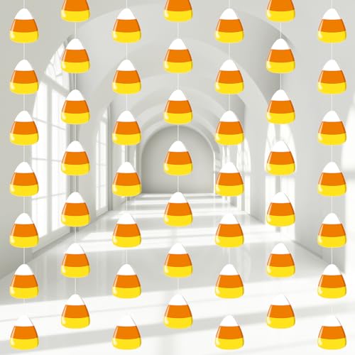 Halloween Candy Corn Banner Decorations Trick or Treat Garlands - Corn Variation