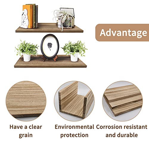 Brown Unfinished Wood Art Boards 3-Pack - DIY Wall Shelf & Craft Supplies