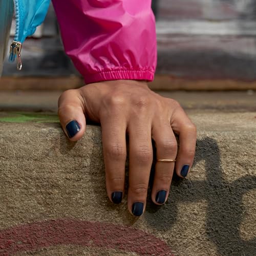 Vegan Quick Dry Nail Polish - Navy Blue, Power Moves Collection, 0.33 fl oz