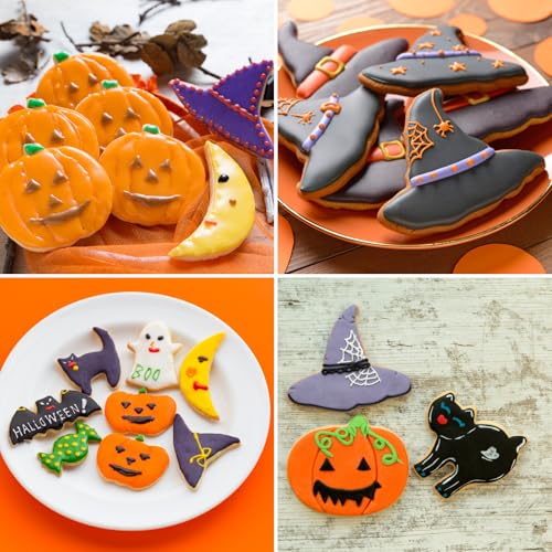 Halloween Cookie Cutter Set 9Pcs Stainless Steel Shapes for Party Baking