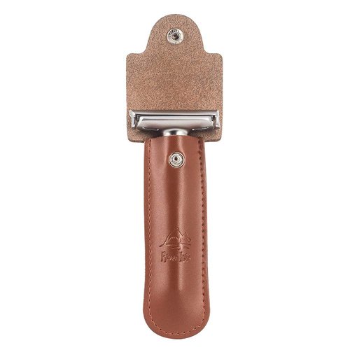 Double Edge Leather Razor Case -Genuine Leather Double Edge Safety Razor Perfect for Any Safety Razor. Keeps Your Razor and Razor Blade Safe. Extra Wide top to fit All Kinds of Razors