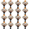 16 Pieces Halloween Metallic Foil Centerpieces & Cards - Orange Black Spooky Decor Variation of THIS listing