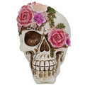 Resin Skull Head Decor Statue - Life Size Halloween Home Decoration