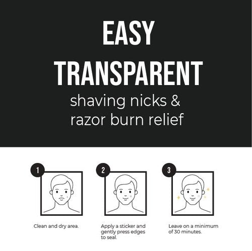 NICK FIX Shaving Patch Gifts for Men, Stocking Stuffer & Christmas Gift Idea, Holiday Shaving & Beard Care Kit, Travel Grooming Gift for Dad, Husband or Him, Styptic Pencil Alternative