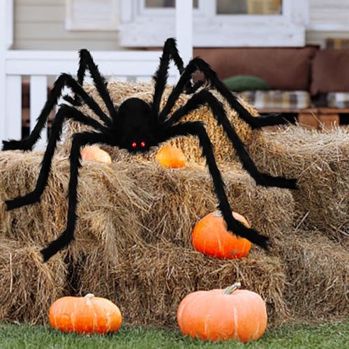 Giant Spider Halloween Decorations Outdoor Indoor Scary Halloween Yard Decor