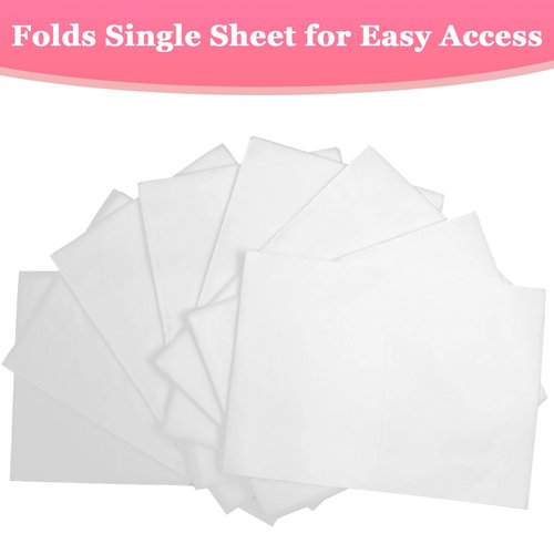 Biubumtu 100 Pcs 31.5" x 71" Disposable Bed Sheets Waterproof Massage Table Sheets Non Woven Fabric SPA Bed Cover (White)