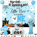 Halloween 1st Birthday Party Decorations for Boys - Ghost, Banner, Balloons & Cake Toppers
