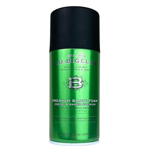 C.O. Bigelow Shaving Foam - Eucalyptus Oil Men's Shaving Cream for All Skin Types | 5.2 oz