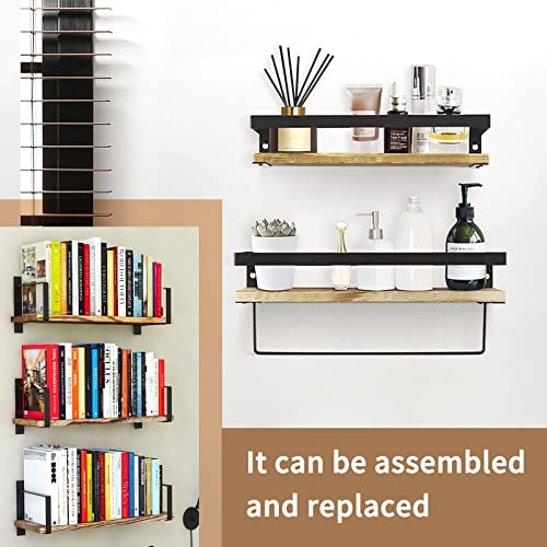 Brown Unfinished Wood Art Boards 3-Pack - DIY Wall Shelf & Craft Supplies