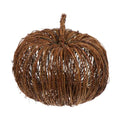 Wicker Pumpkin Decor 21x20cm Fall Harvest Thanksgiving Table Centerpiece