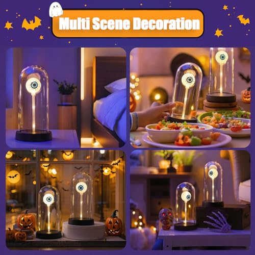 Glowing Eyeball Night Light - Halloween Decorations - Multi-Colors
