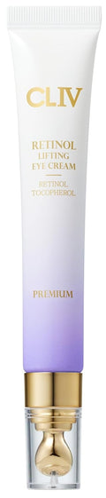 CLIV Retinol Lifting Eye Cream - Nourishing Formula for Puffiness Relief | 0.67 Fl Oz with Special Applicator
