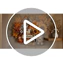 Fall Wooden Pumpkin Door Hanger - Welcome Sign for Front Door - Fall1