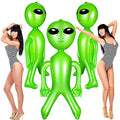 63 Inch Inflatable Alien Party Decoration - Green Space Themed Balloon Set