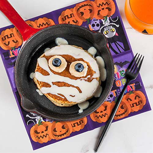 Halloween Party Napkins - 60 Pack 13x13 Inch Disposable Paper Cocktail Napkins