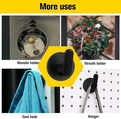 Heavy Duty Magnetic Wreath Hanger for Metal Doors - Holds Up to 11lbs