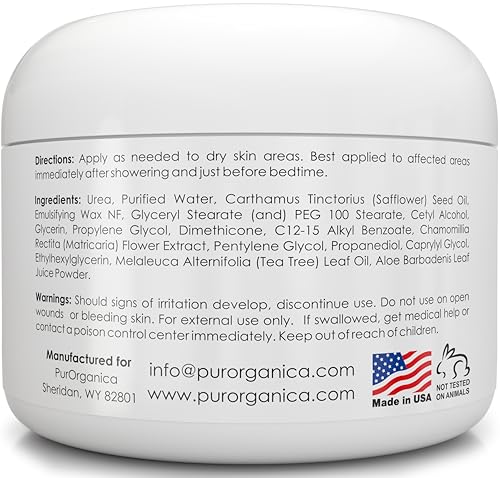 Maximum Strength Urea Foot Cream for Cracked Heels & Calluses 40% - Made in USA