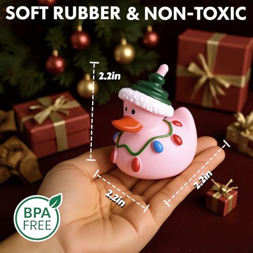 Intever Advent Calendar Christmas 2026 - 24 Days of Surprise Rubber Ducks - Holiday Countdown