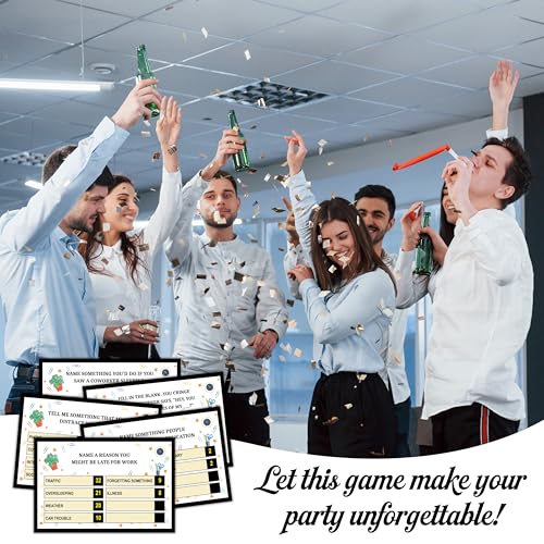 Office Feud Game - Team Building Trivia & Group Party Activity with Paper Clip Variation