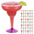 48 Count Multicolor Disposable Margarita Glasses 12 oz Large Party Cups