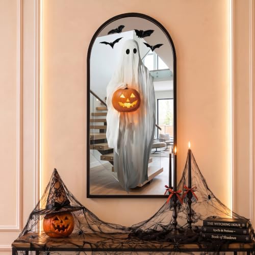 Halloween Ghost Window Clings - Extra Large Spooky Decals - White Variation