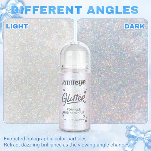 Dazzle Roll-On Face & Body Glitter Gel - Festival Rave Makeup, Variation #3