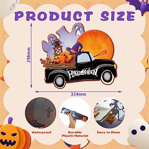 Gnomes Halloween Placemats Set of 6 Waterproof Plastic Table Mats
