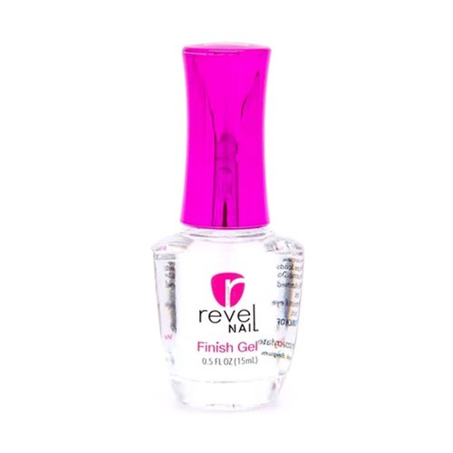 Revel Nail Dip Powder Liquid Set, Base Coat, Activator, Finish Gel & Gel Thinner, 0.5oz, Made in USA